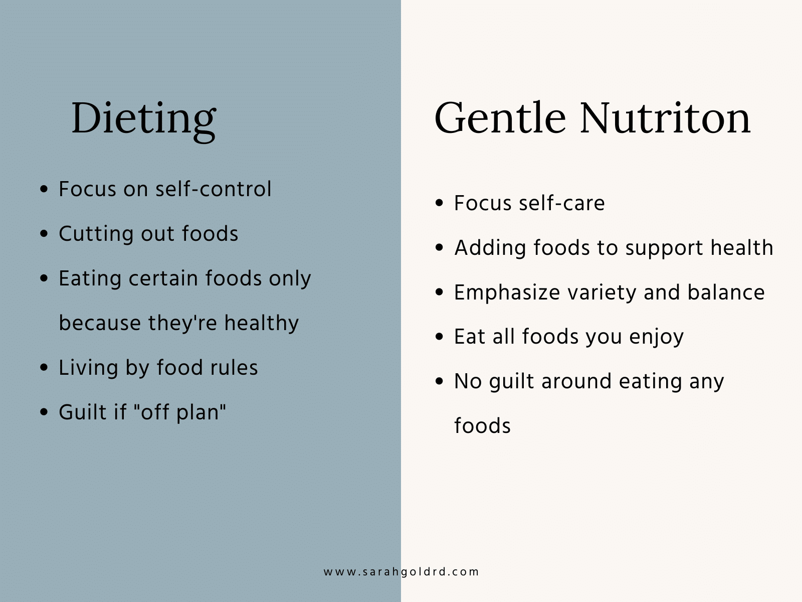 Gentle Nutrition: How to Eat Healthy Without Diet Rules